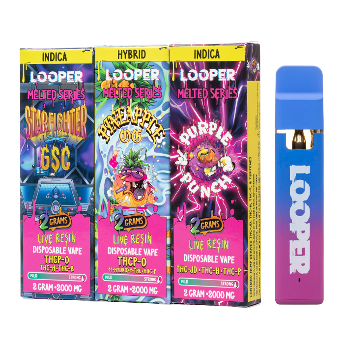 Looper Melted Series Disposable Vape – 1000mg